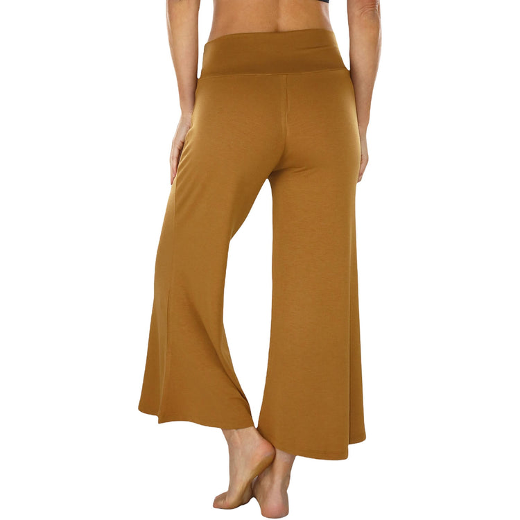 Women's Premium Fabric Gaucho Capri Pants