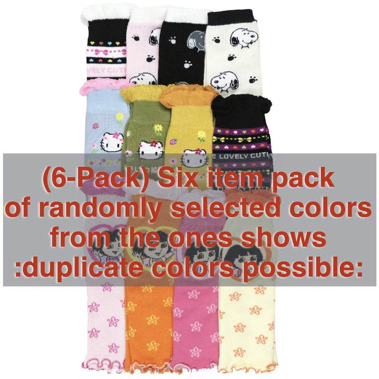 Packs of 6 Leg Warmers Leggings Kneepads Girls Baby Crawling Socks