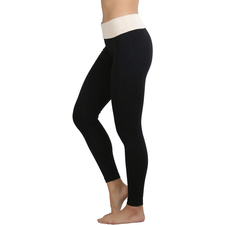 Women's Active Skinny Pants with Fold-Over Waistband