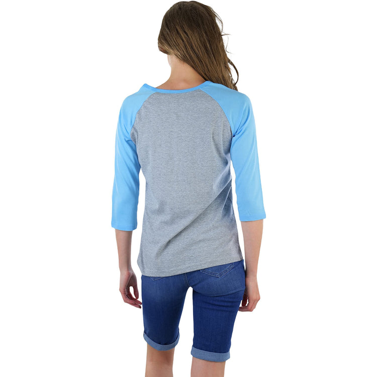 Women's Classic Two Color Cotton Baseball T-Shirts