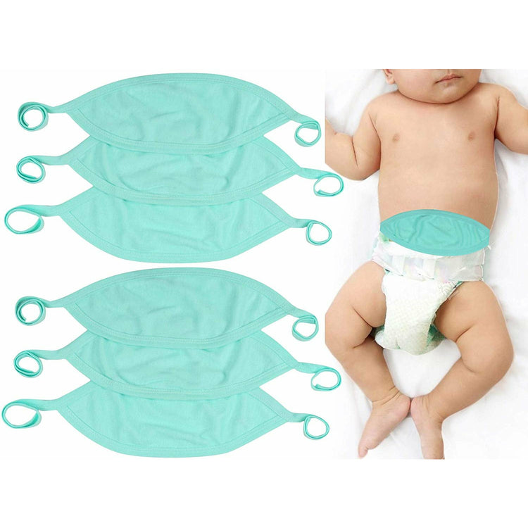 Babies' Pack of 6 Comfortable Newborn Baby Belly Binder Umbilical Cord Band