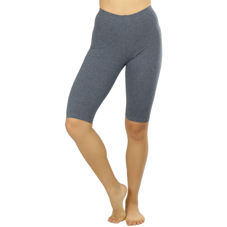 Women's Cotton-Spandex Blend 21" Outseam Shorts