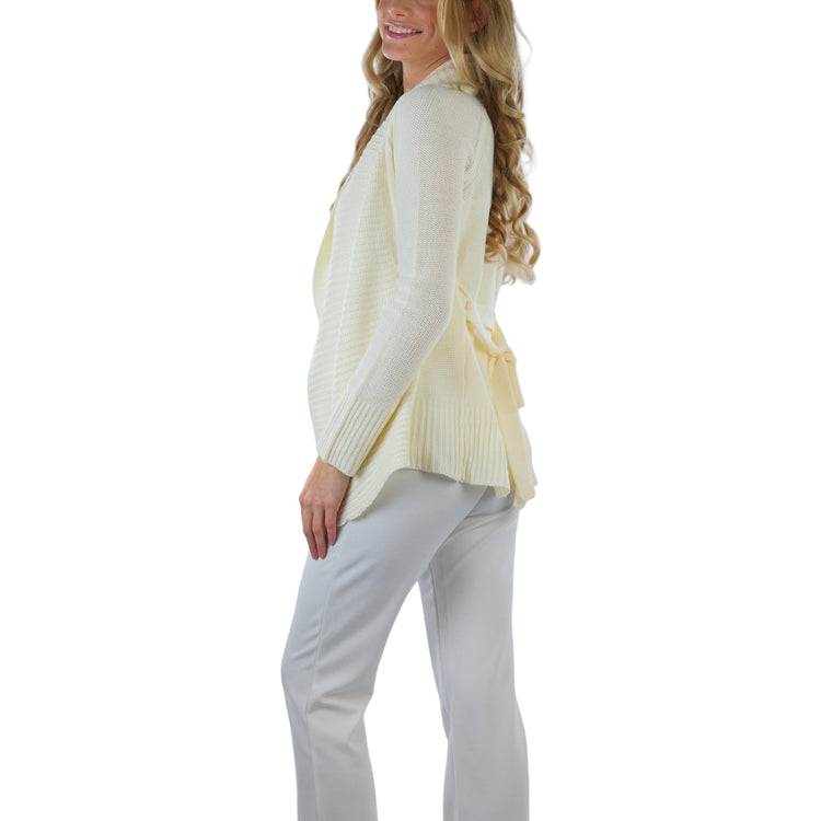 Women's Long Sleeve Knit Acrylic Open Cardigan