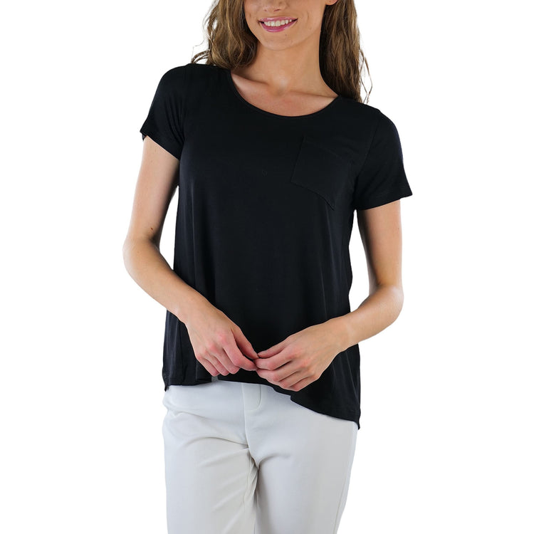 Women's Long Sleeve Round Crew Neck T-Shirt