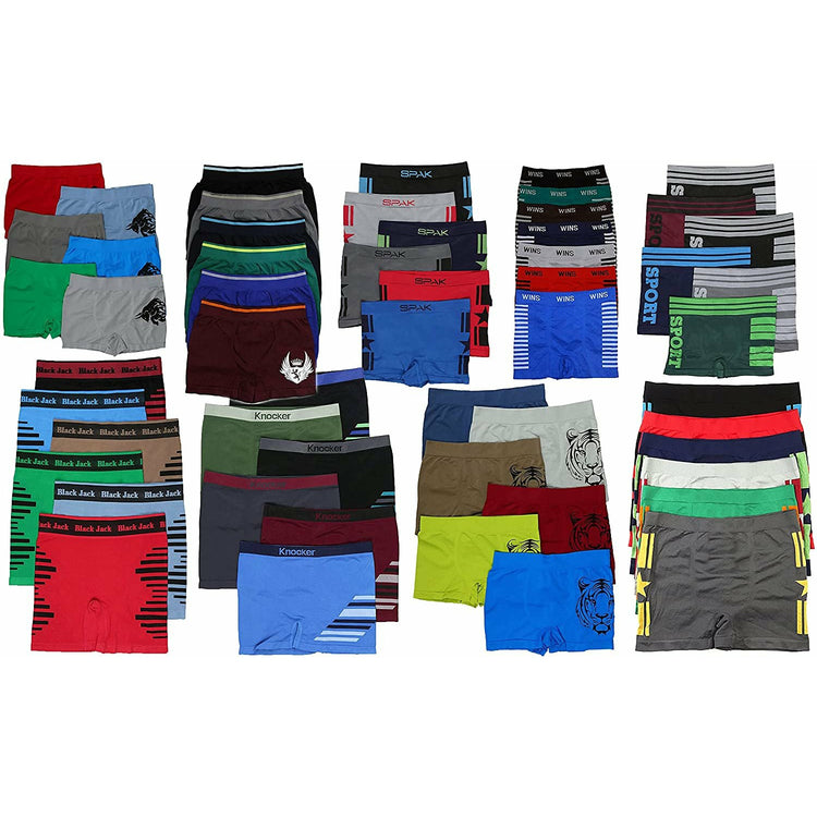 Men's Pack of 6 Mystery Seamless Boxer Briefs