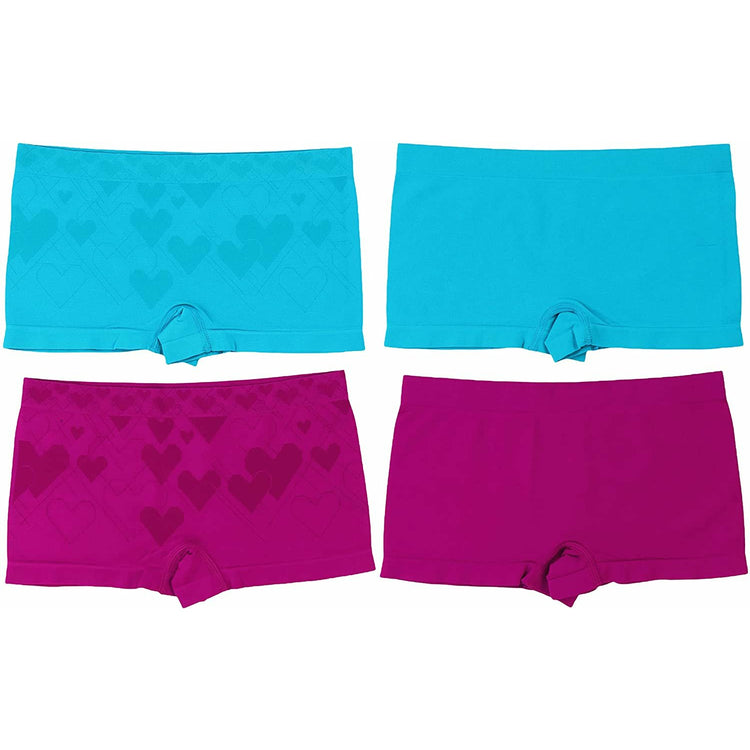 Women's Pack of 6 Stretchy Microfiber Cheeky Boyshort Panties