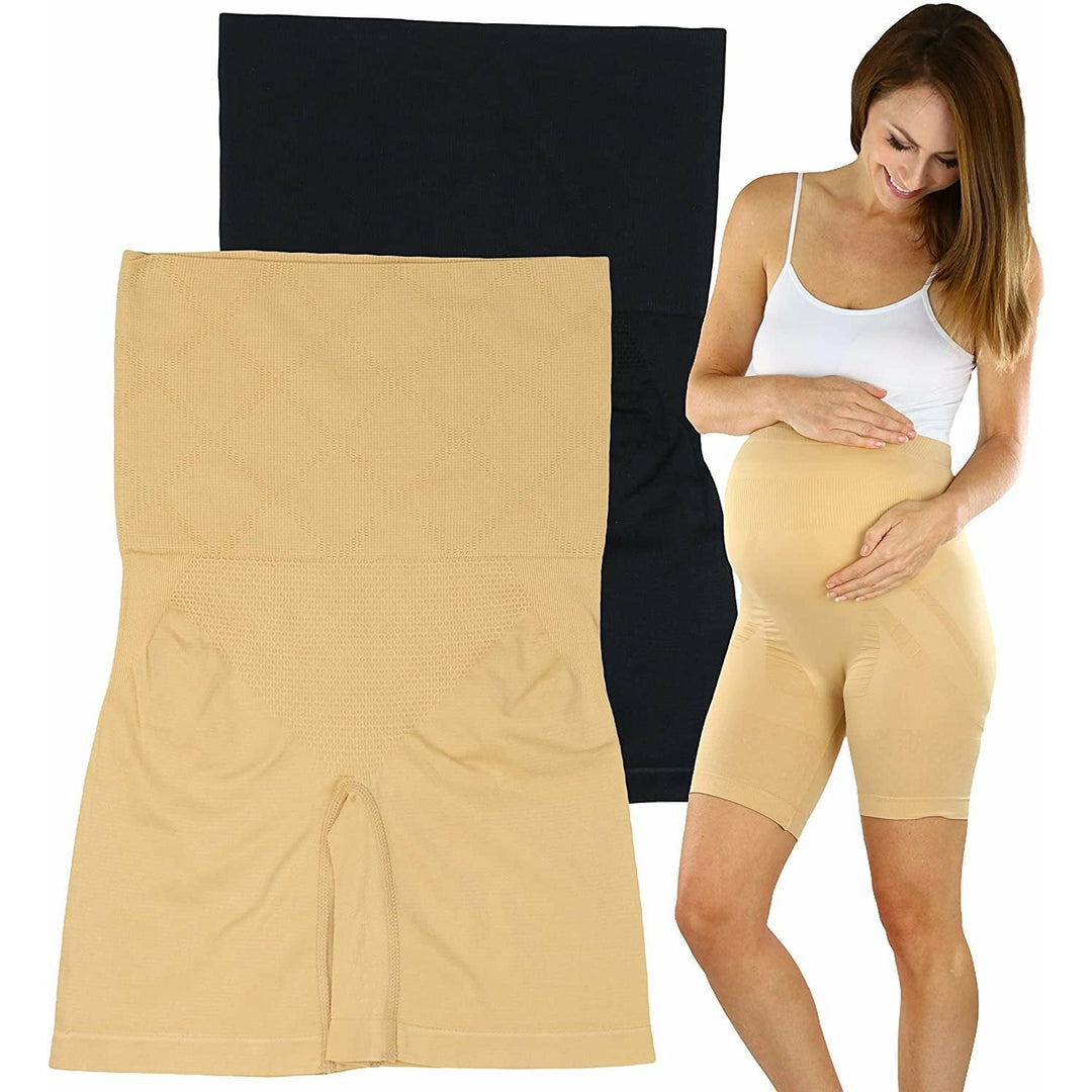 ToBeInStyle Women's High Waist Over The Bump Maternity Underwear