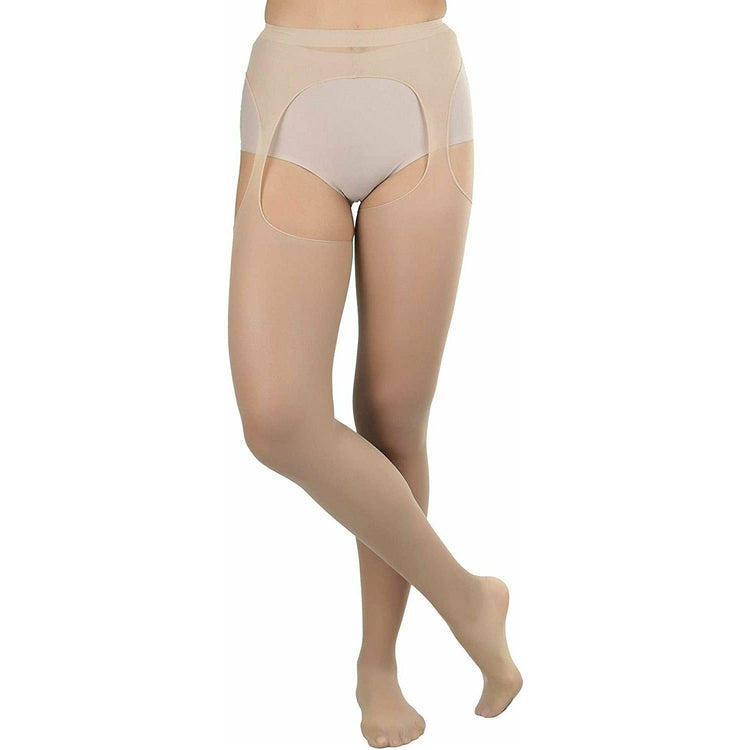 Women's Sheer Suspender Pantyhose