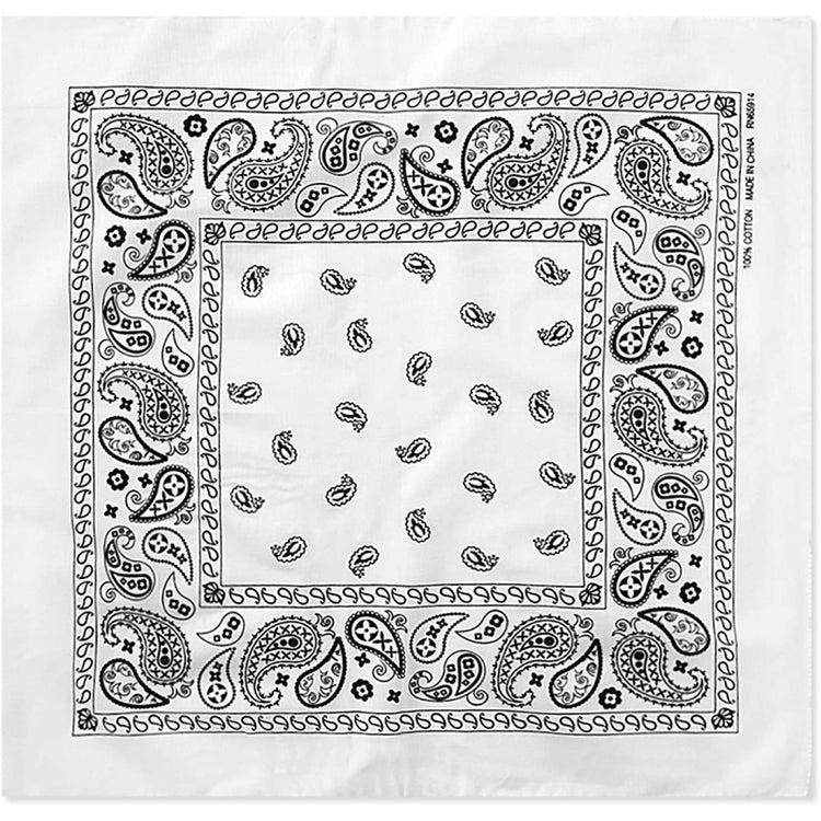 Unisex Pack of 6 Classic Cotton Graphic Bandanas