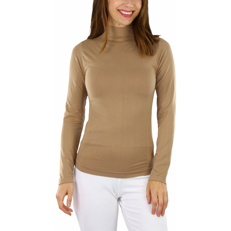 Women's Long Sleeve Turtleneck T-Shirt