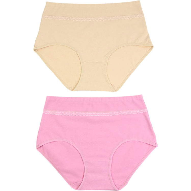 Women's 6 Pack Full Coverage High Waisted Brief Panties