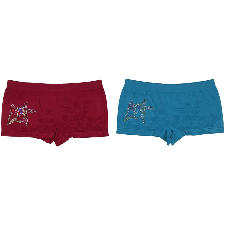 Women's Pack of 6 One Size Boyshorts Panties