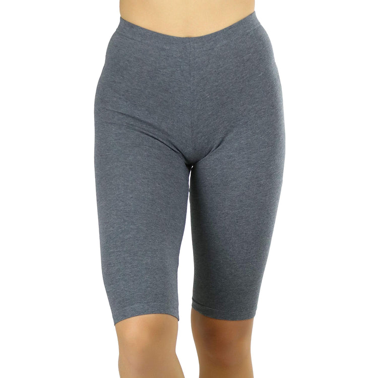 Women's Cotton-Spandex Blend 21" Outseam Shorts