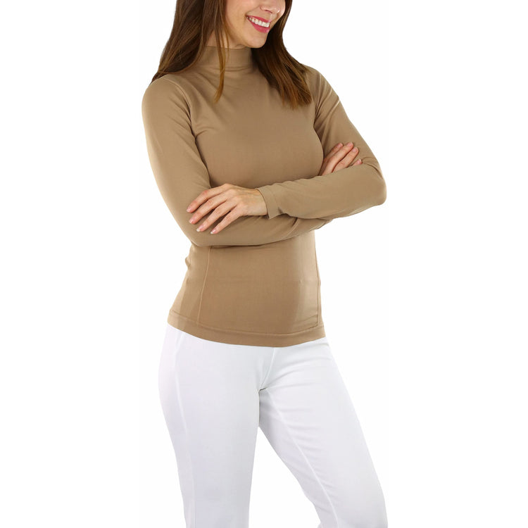 Women's Long Sleeve Turtleneck T-Shirt