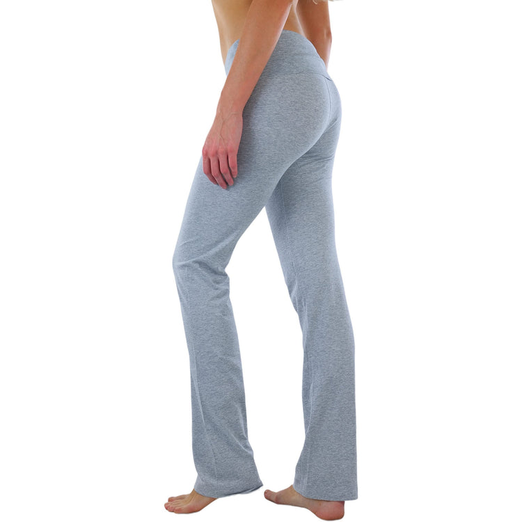 Women's Low Rise Sweatpants w/Fold-Over Waistband