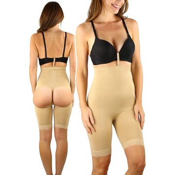 Womens Shapewear Tummy Control Shorts High-Waist Panty Mid-Thigh Body  Shaper Bodysuit price in Egypt,  Egypt