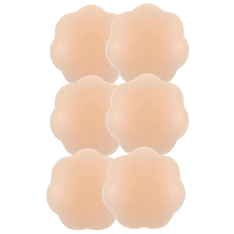 Women's Pack of 3 Pairs Self Adhesive Gel Breast Petal Covers